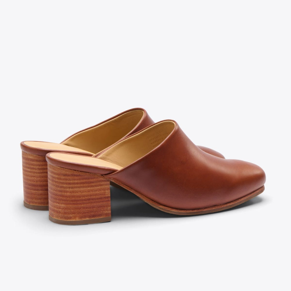 All-Day Heeled Mule - Brandy - FINAL SALE - Mules