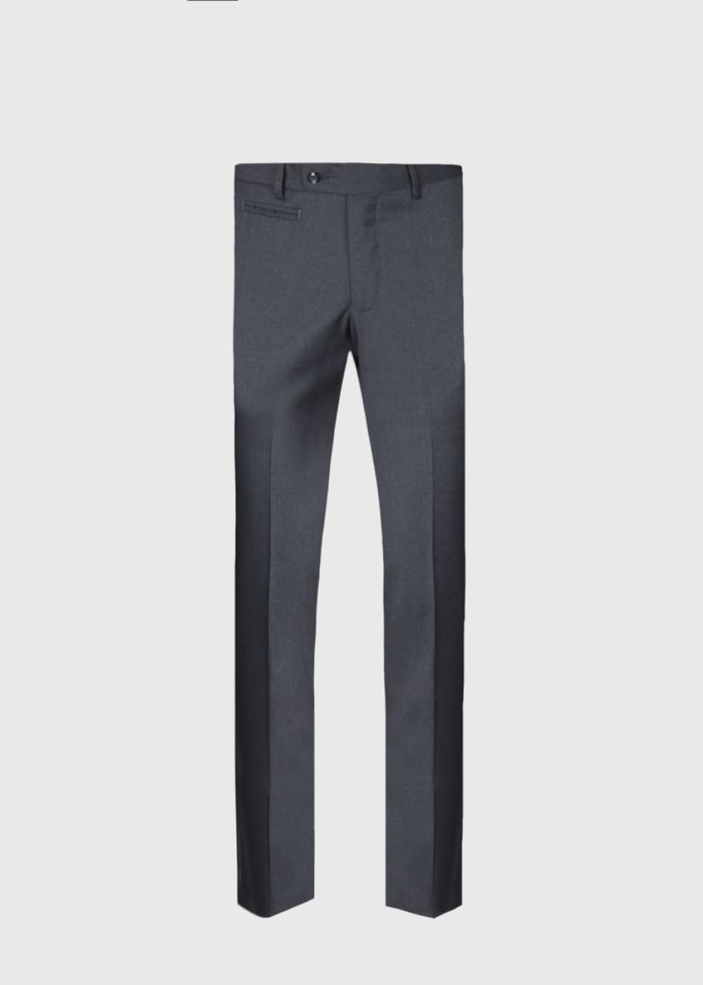 All Year Basic Wool Dress Trouser - Mid Grey - Trouser