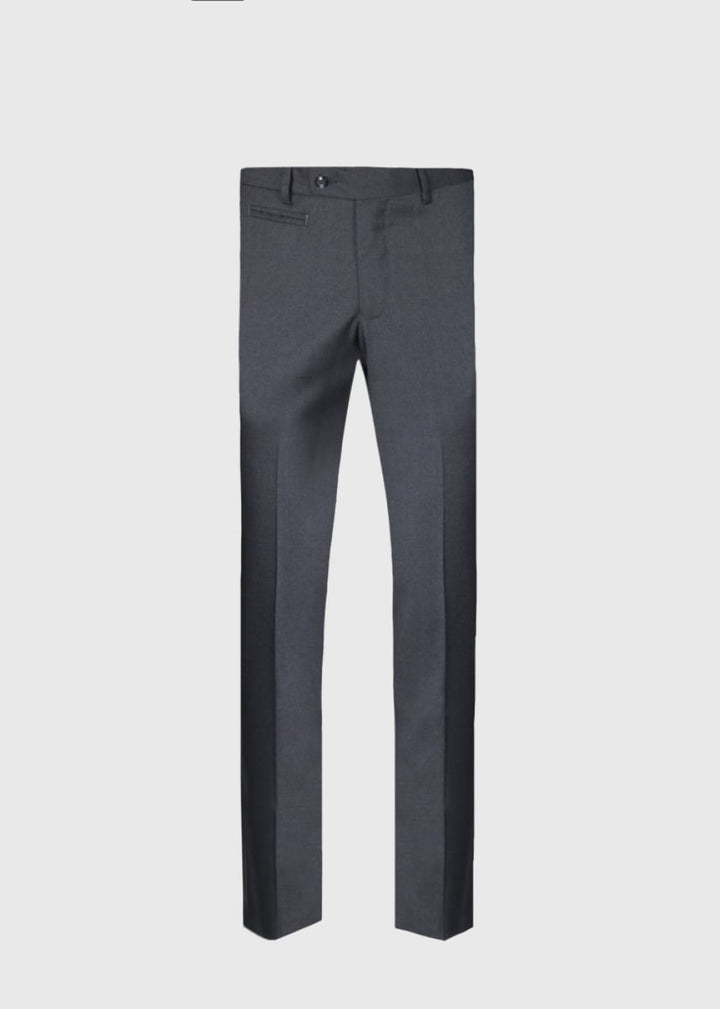 All Year Basic Wool Dress Trouser - Mid Grey - Trouser