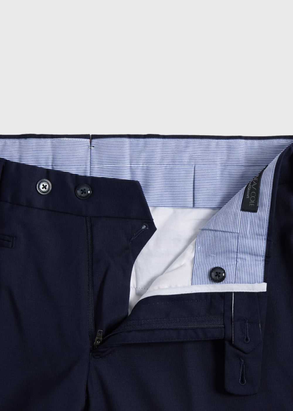 All Year Basic Wool Dress Trouser - Navy - Trouser