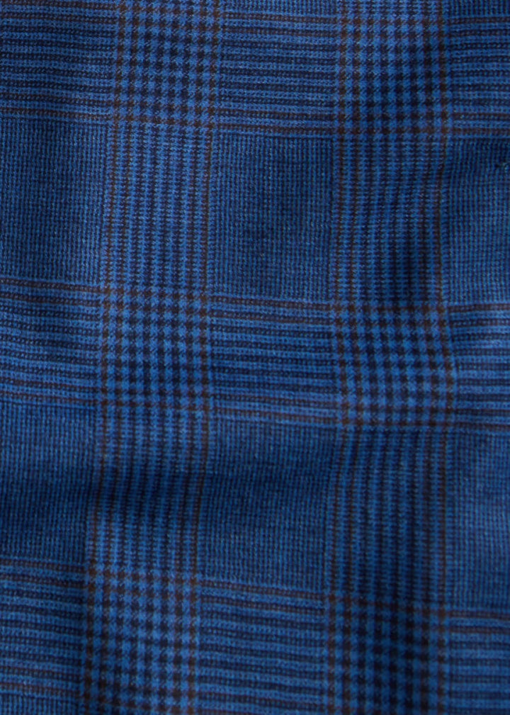 All Year Wool Plaid Jacket - Blue - 38 - Blazer
