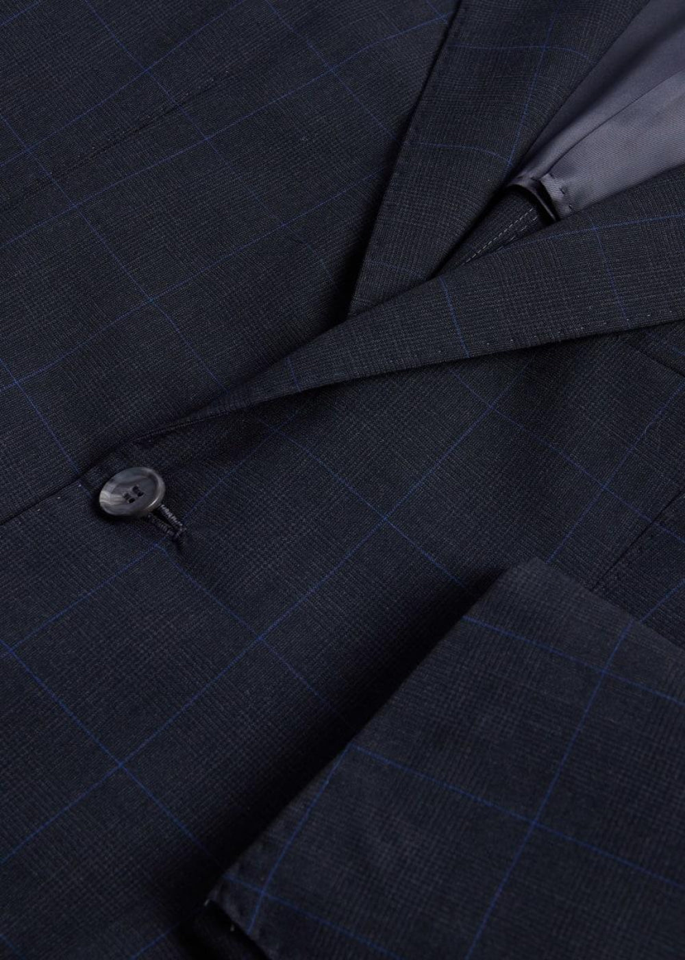All Year Wool Plaid Suit - Grey - Suit - adult