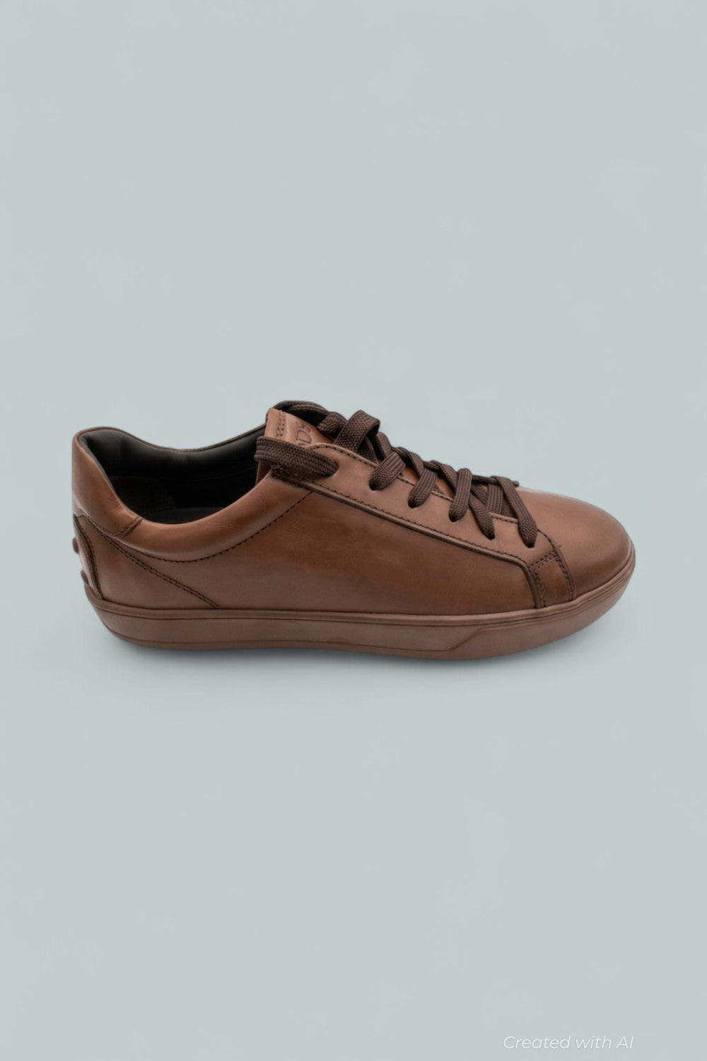 Allacciata Cassetta Sneakers - Dark Brown - 8.5 - Sneaker