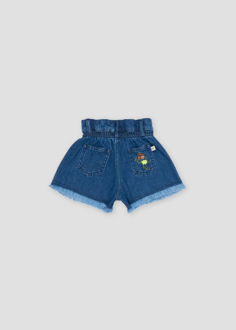 Allegria Baby Short - 6m - Denim Short