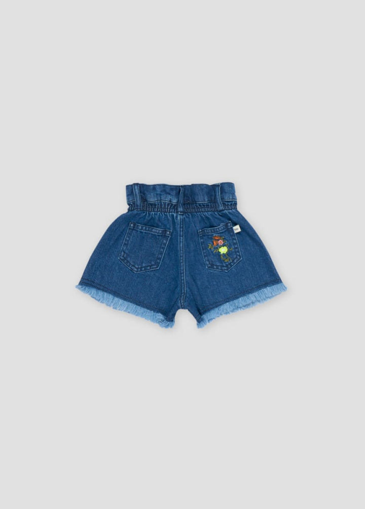 Allegria Baby Short - 6m - Denim Short