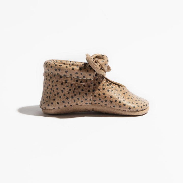 Almond Speckles Knotted Bow Baby Shoe - ’Flats - Baby Kids Adult All’