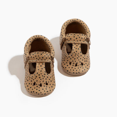 Almond Speckles Mary Jane Baby Shoe - ’Flats - Baby Kids Adult All’