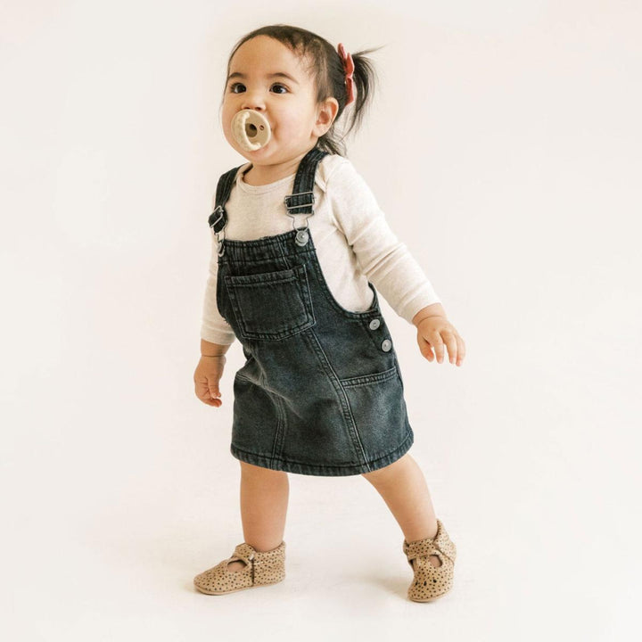 Almond Speckles Mary Jane Baby Shoe - ’Flats - Baby Kids Adult All’