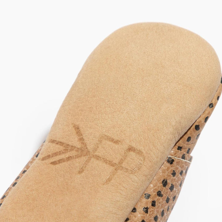 Almond Speckles Oxford Baby Shoe - ’Bootie - Baby Kids Adult’