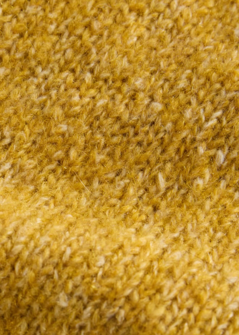 Alpaca Blend Crewneck Pullover - Gold - Sweater