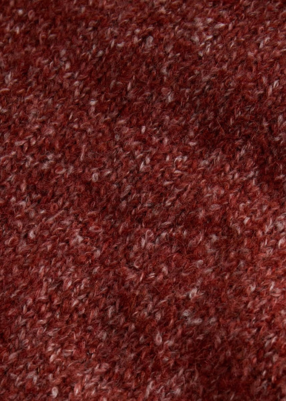 Alpaca Blend Crewneck Pullover - Rust - Sweater