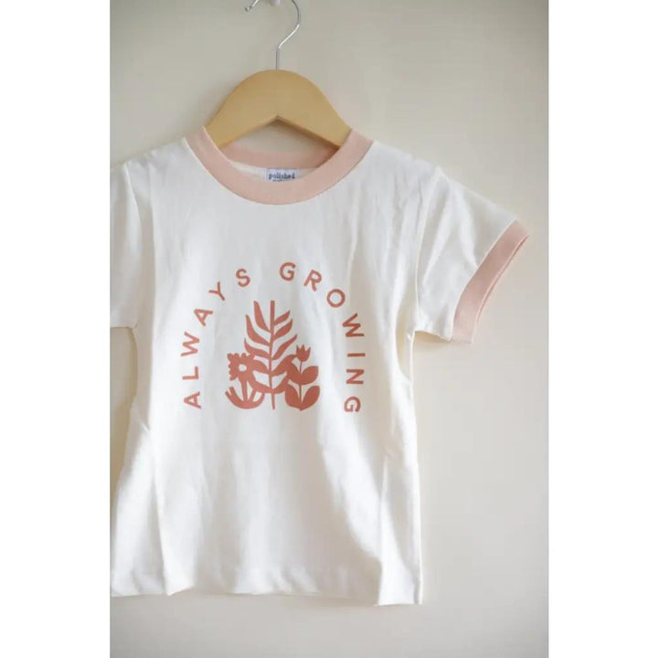 Always Growing Everyday Ringer - T-shirt