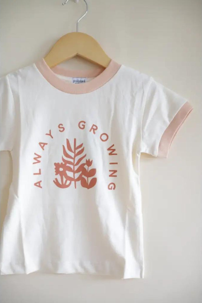 Always Growing Everyday Ringer - T-shirt