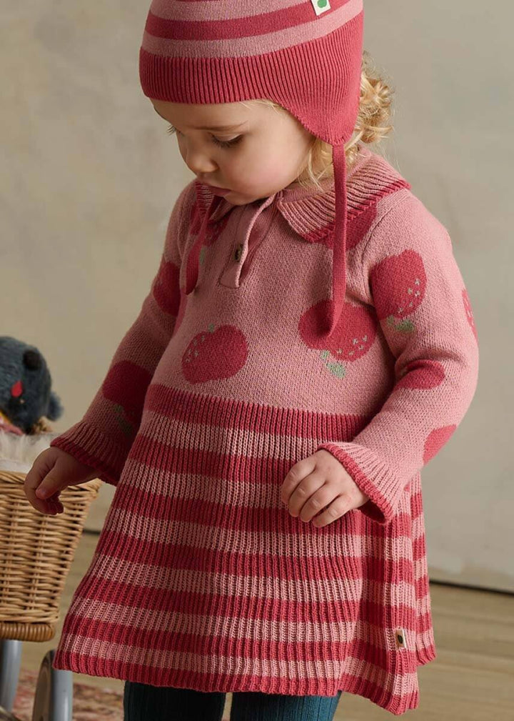Alys - Apple Knit Dress - Rosy - Dresses