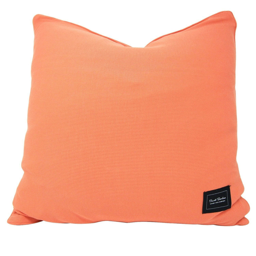 Pillow Sham - Apricot RIbbed