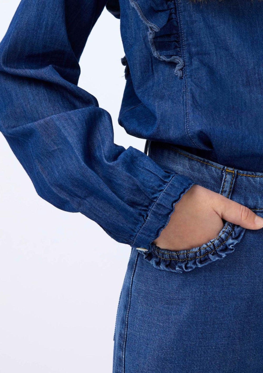Amara - Blue Vintage - 8Y (128cm) - Jeans