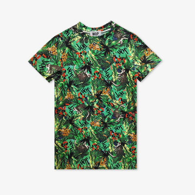 ’Amazonia’ printed dress in children’s jersey - Dresses
