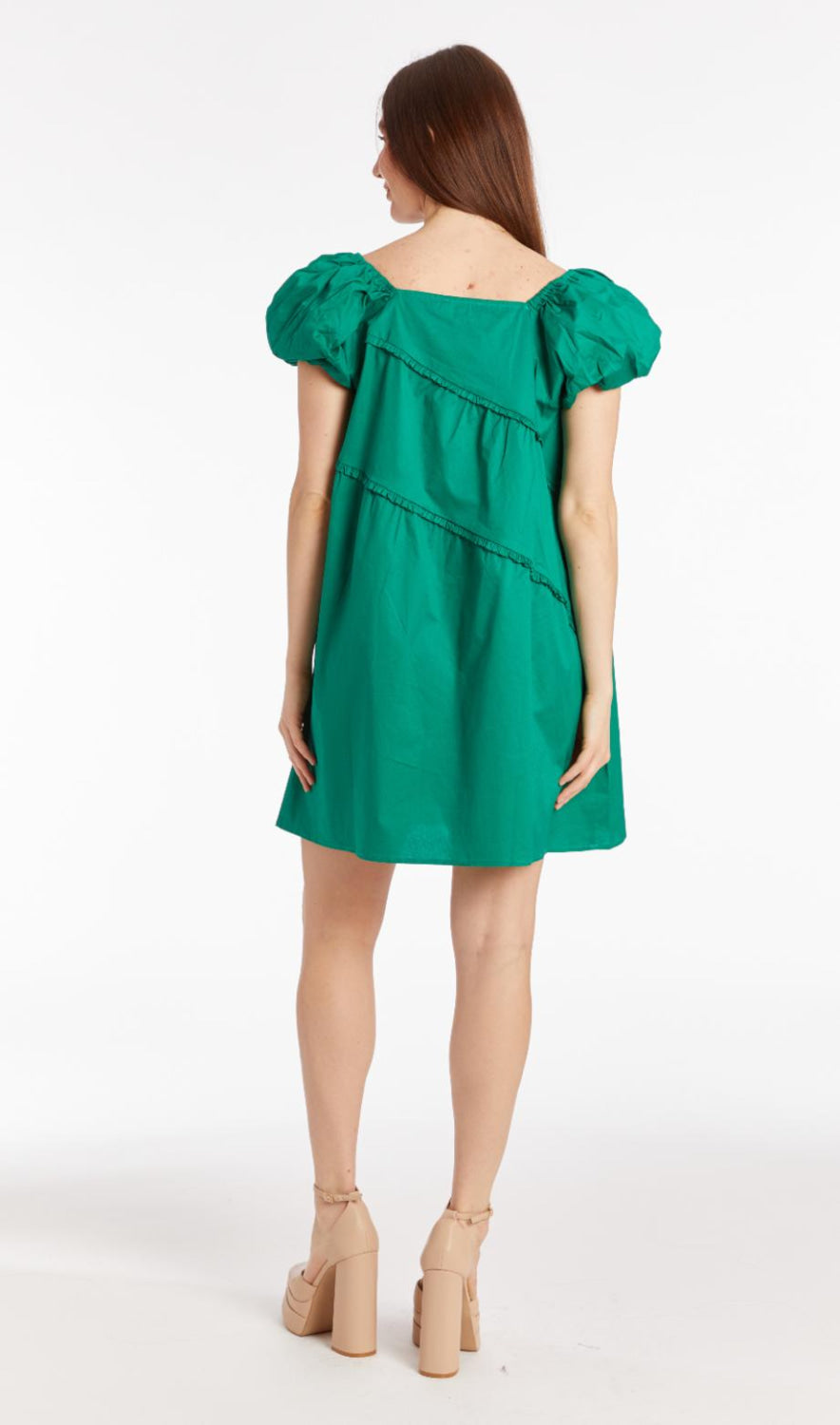 Amelie Dress - Emerald - Small - Dresses