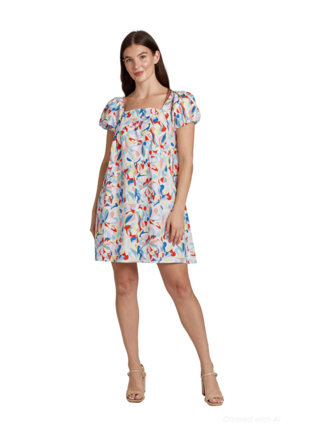 Amelie Dress - Joyful Swirl - Dresses