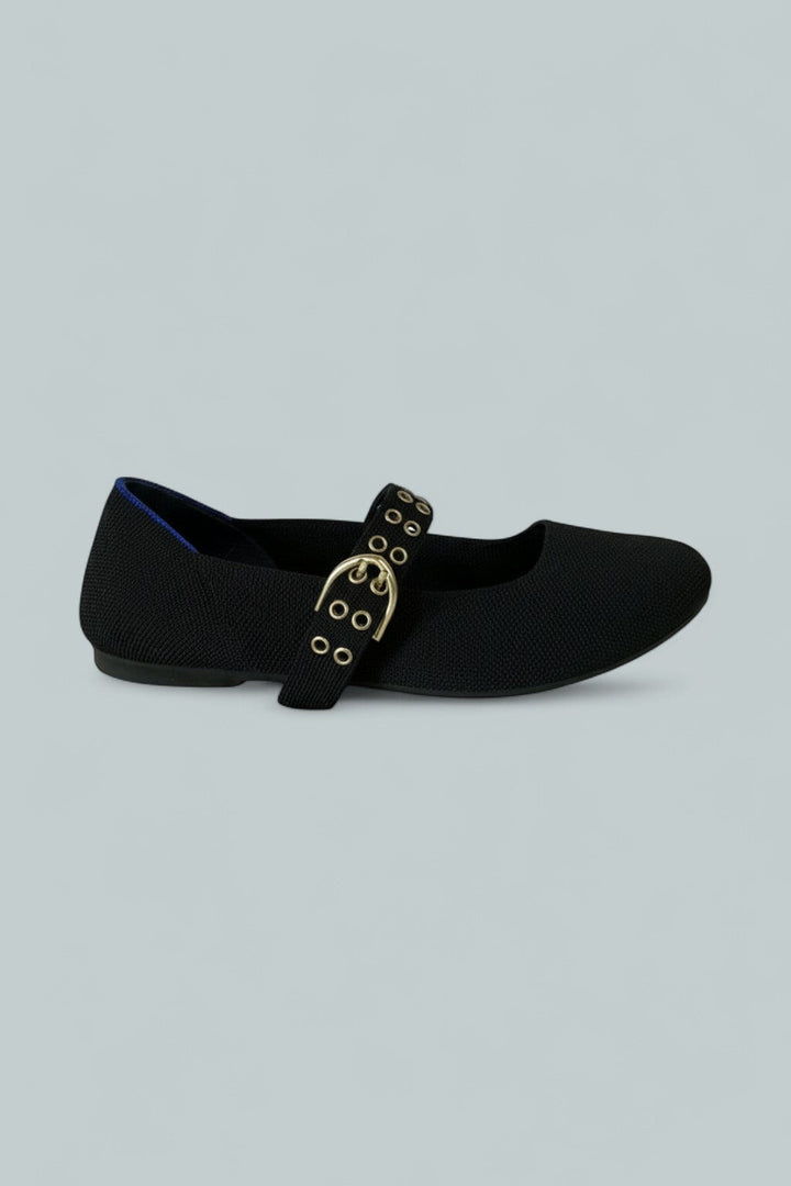 The Ballet Mary Jane Women's Dress Flats - Black