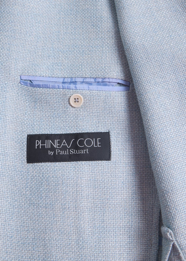 Wool Basketweave Soft Jacket - Seafoam