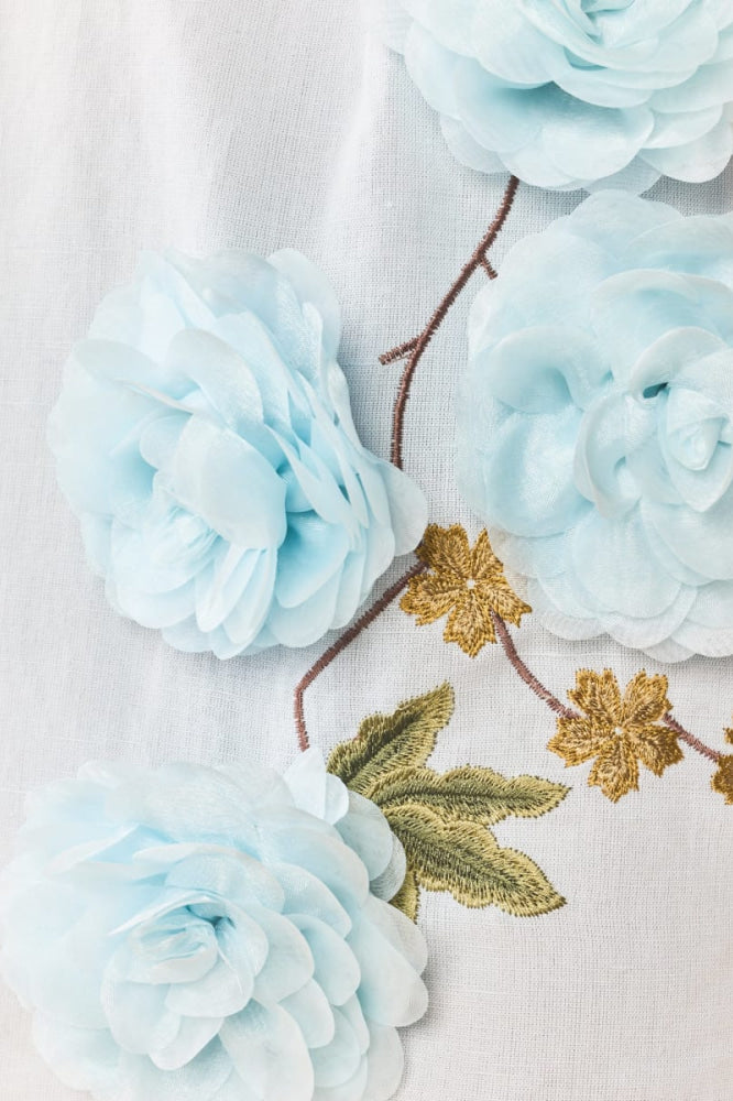 Anais Dress - Lotus Garden Blue - FINAL SALE - Dresses