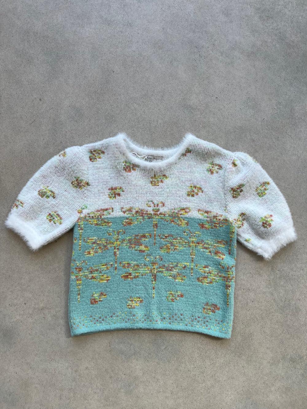 Anais Top - Green - 8y - Sweater