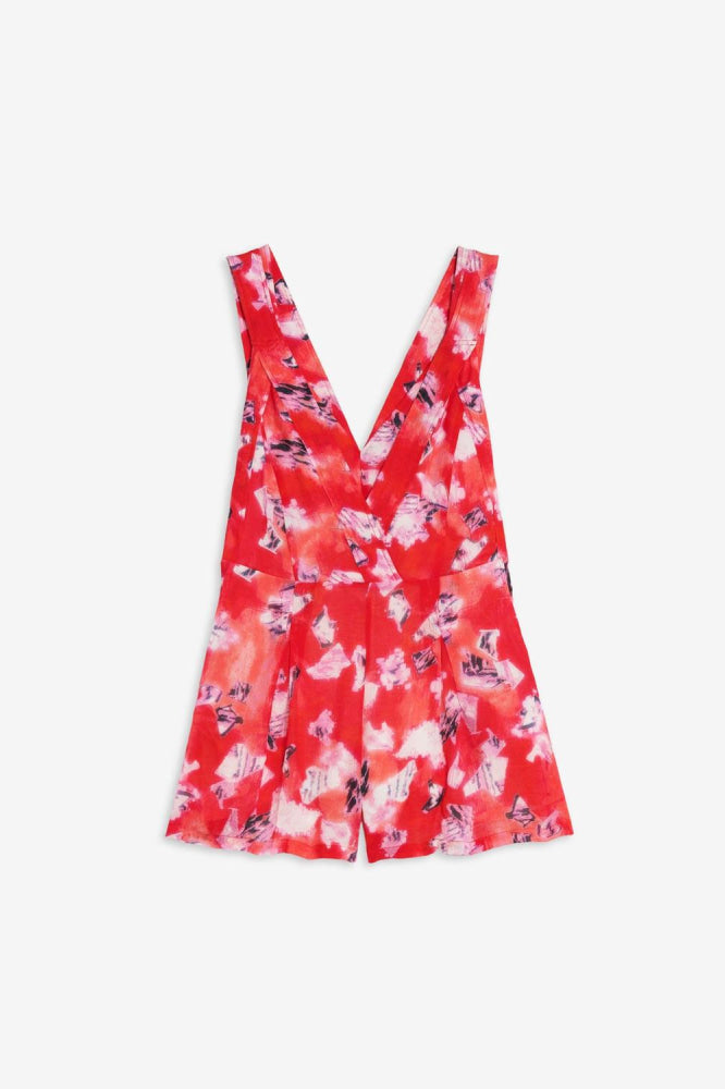 Anas Romper - Mixed Red - FINAL SALE - Romper