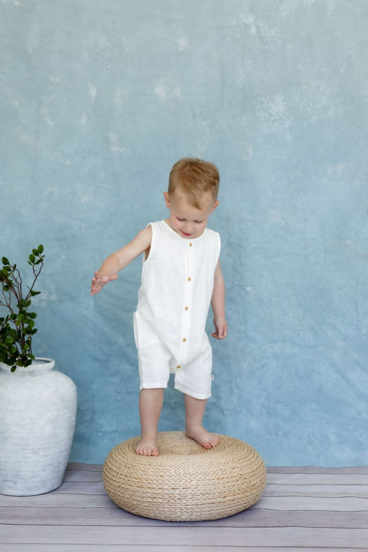 Ancel Romper - Cream - Romper