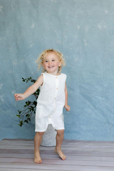 Ancel Romper - Cream - Romper