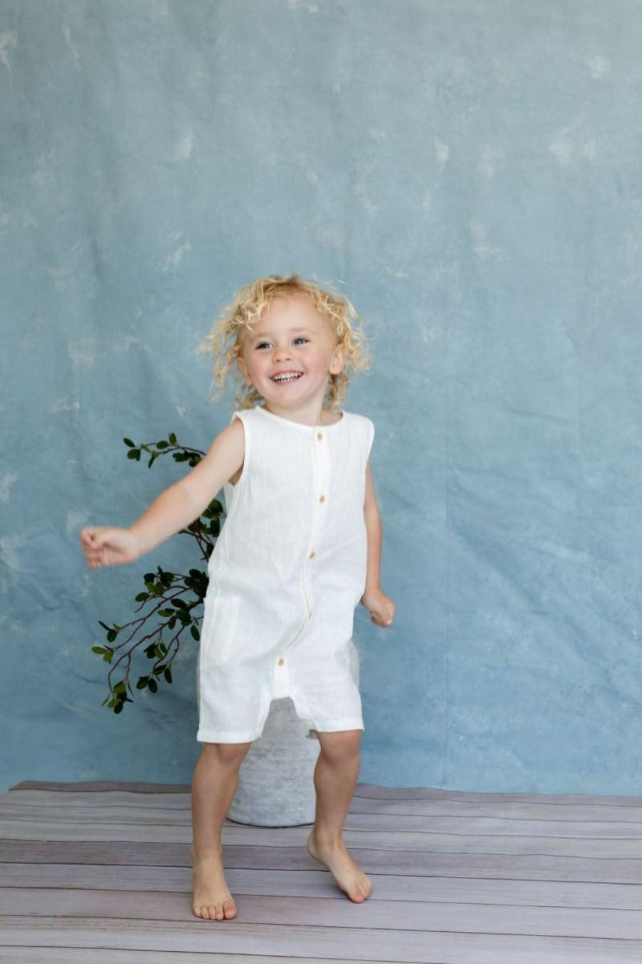 Ancel Romper - Cream - Romper