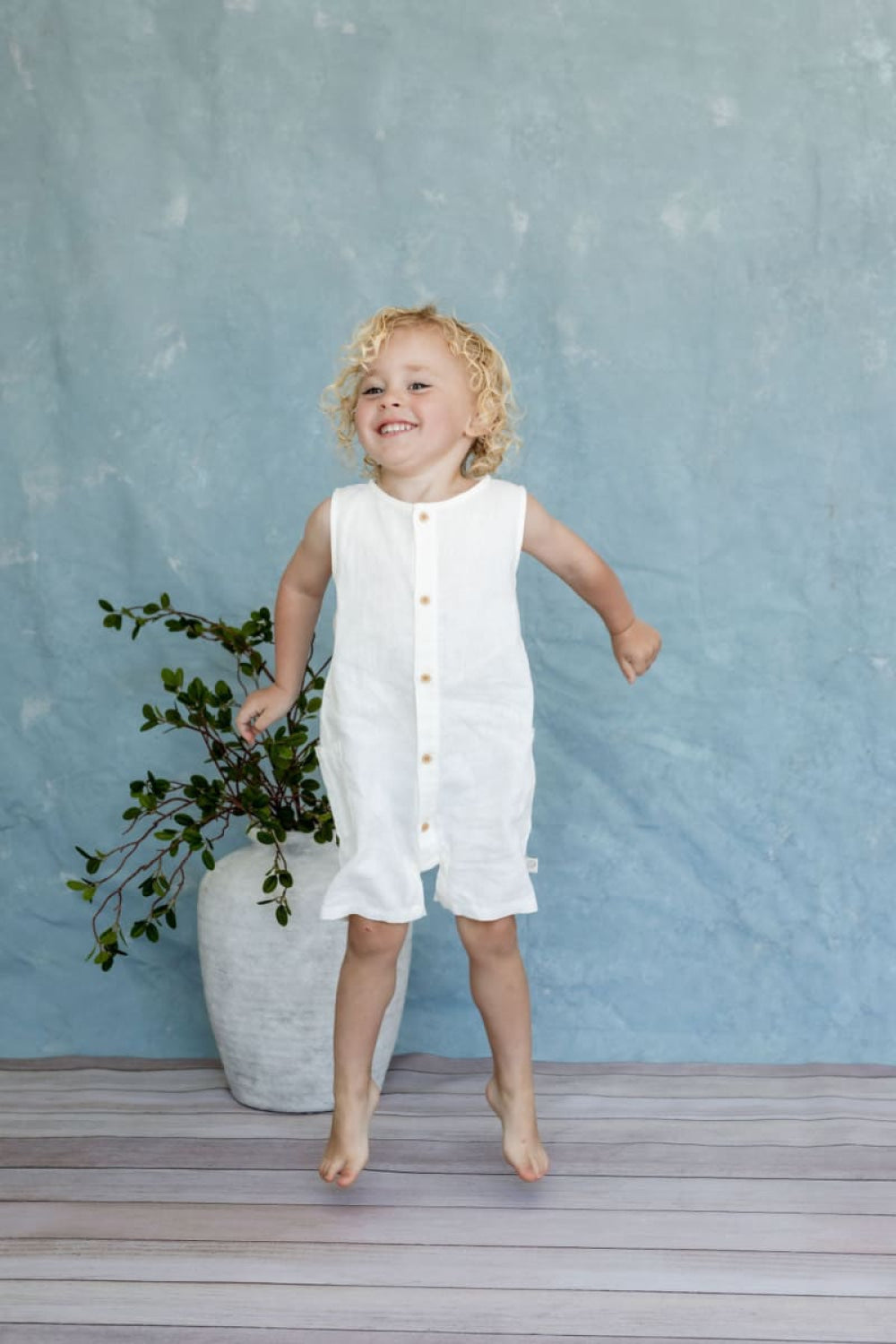 Ancel Romper - Cream - Romper