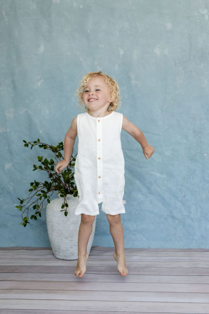 Ancel Romper - Cream - Romper