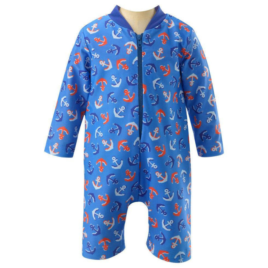 Anchor Zip Up Rash Guard - 6m - Rash Guard