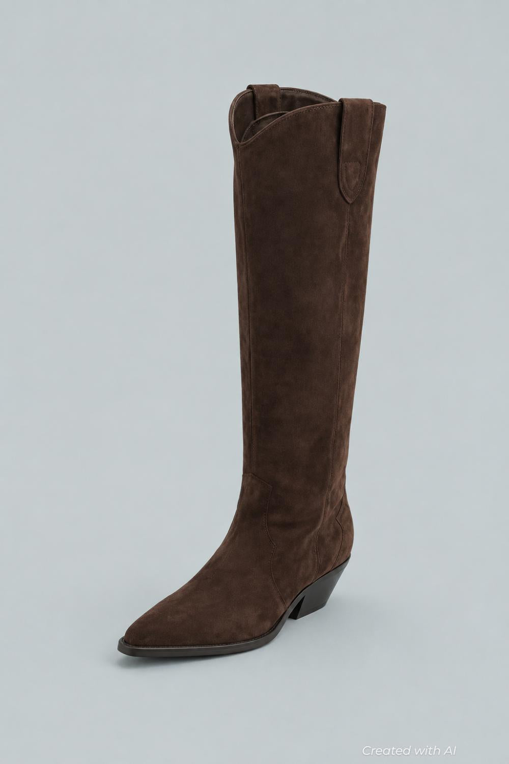 Ander Womens Boots - Dark Brown Suede - 8 - Boots