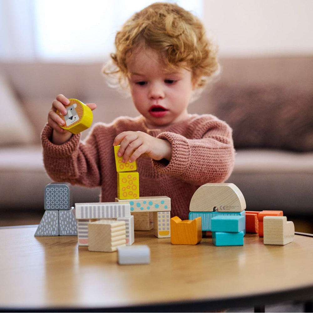 Animal Parade Blocks - ’Wooden Toy - Baby Kids Kids Adult Baby’