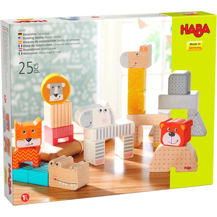 Animal Parade Blocks - ’Wooden Toy - Baby Kids Kids Adult Baby’