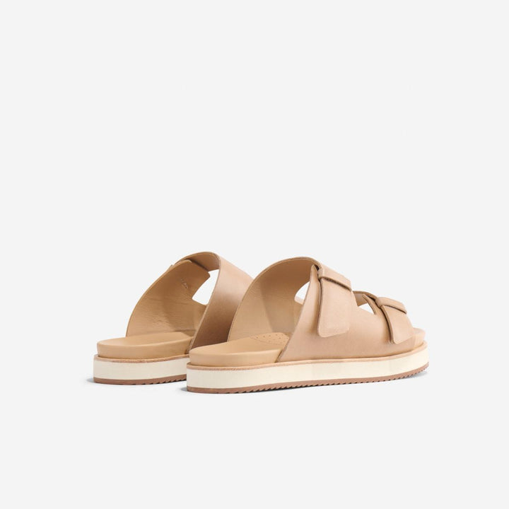 Ella Flatform Slide - Almond - FINAL SALE