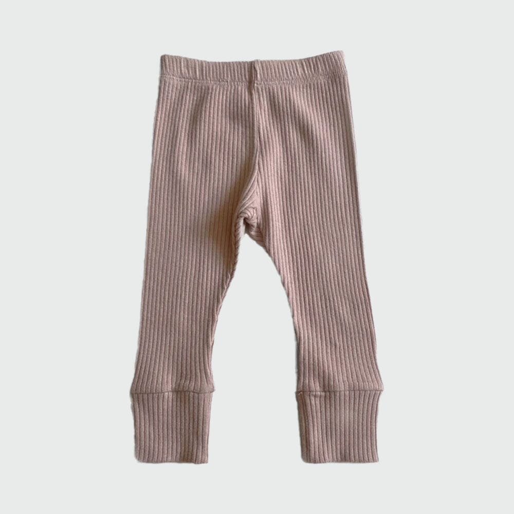 The Ribbed Legging - Antique Rose Leggings The Simple Folk 