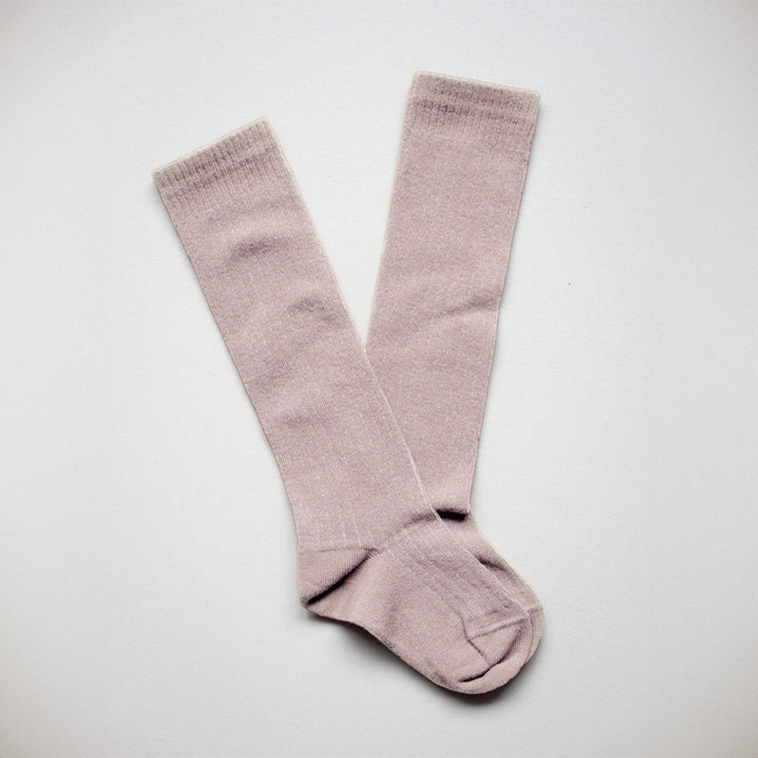 The Ribbed Sock - Antique Rose