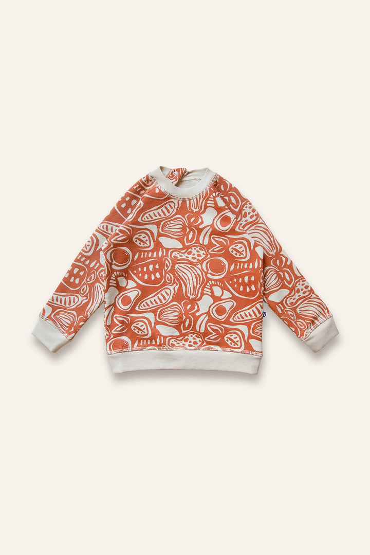 Organic Pima Cotton Kids Sweatshirt - Harvest
