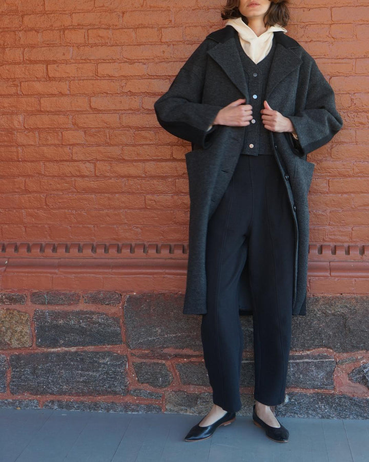 "Coming And Going" Coat - Black