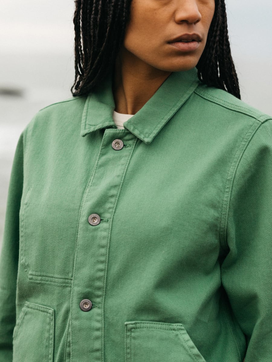 Women's Yarrel Chore Jacket - Samphire – Manymoons