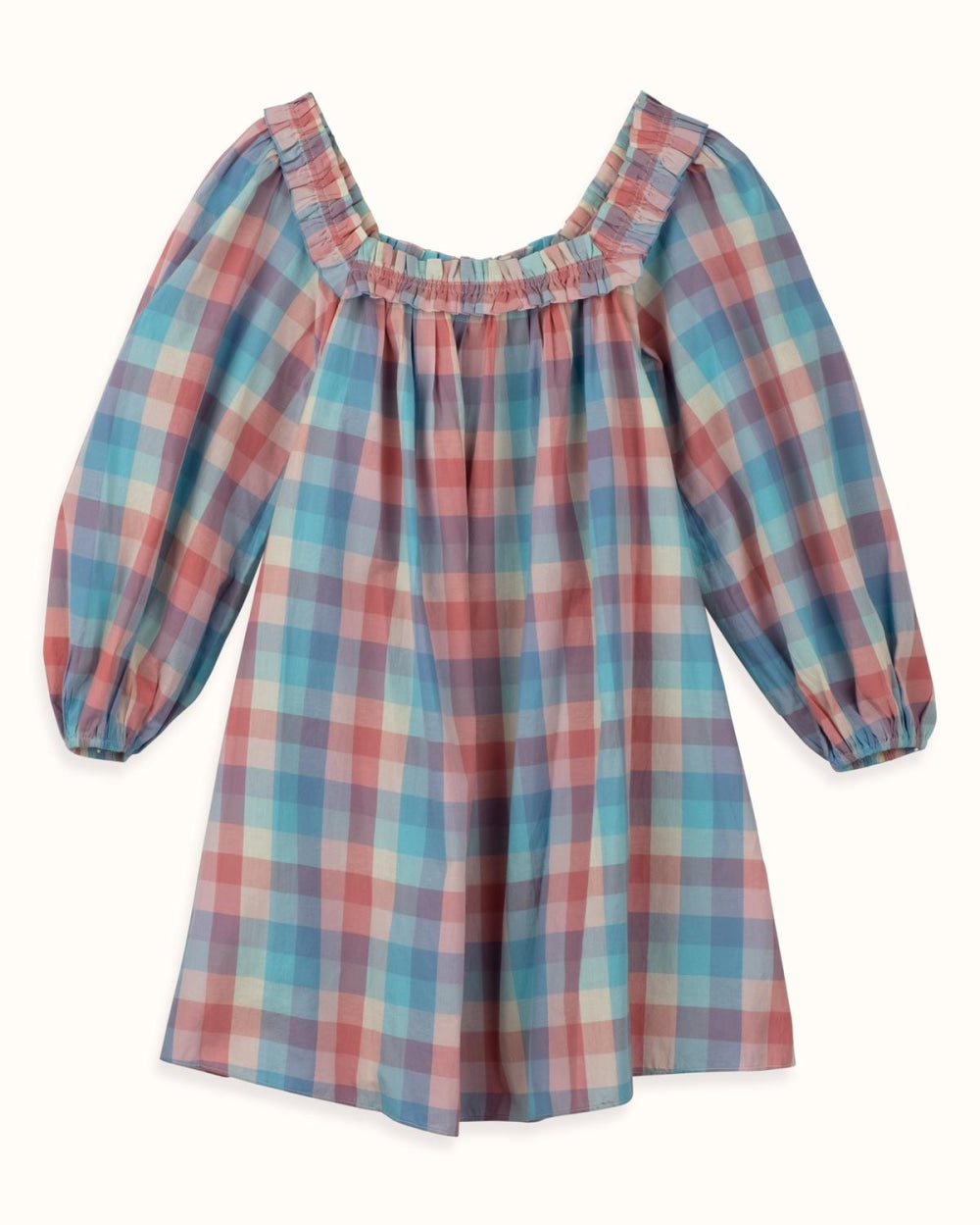 April Dress - Pastel Plaid - Dresses