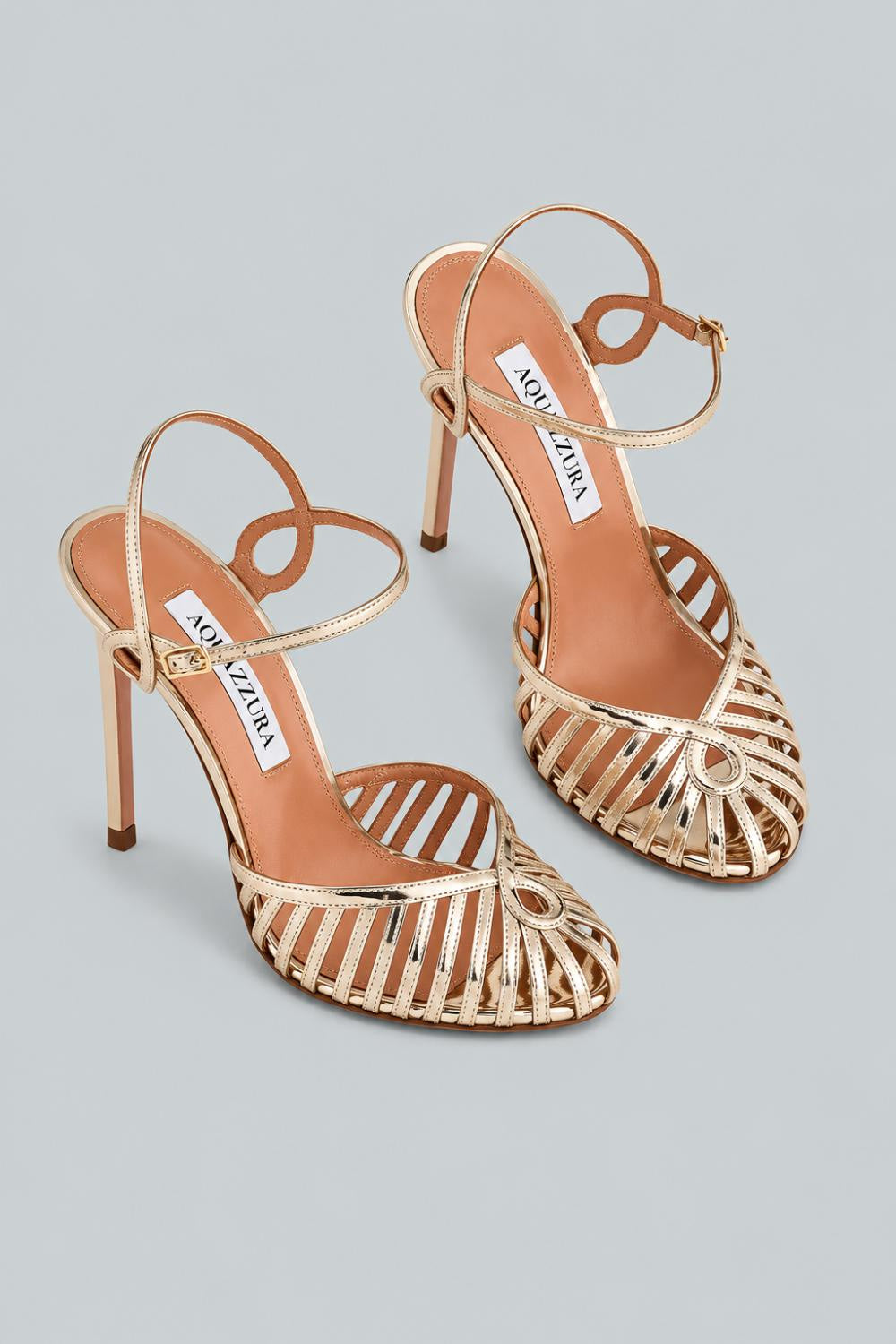 Aquazurra Women’s Sweet Surrender Pumps - Soft Gold - 11 US / 41 EU - Heels