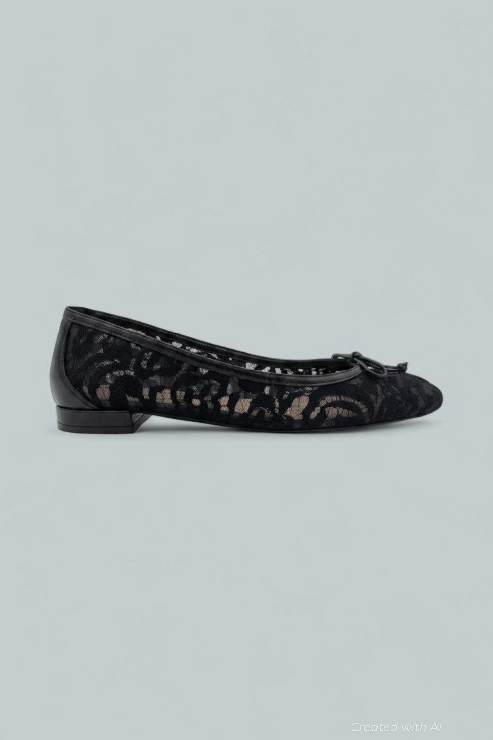 Arabella Ballet Flats - Black - Flats