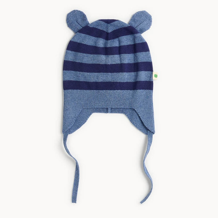 Archie and Attie Knit Set - Dusty Blue - Onesie