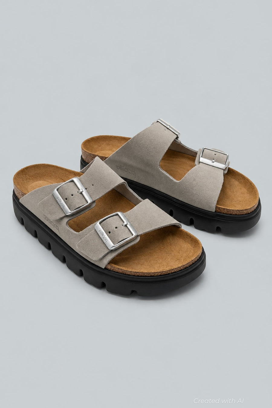 Arizona Chunky Suede Leather Sandals - Pure Sage/ - 8–8.5 W US / 6–6.5 M US / EU 39 - Sandals
