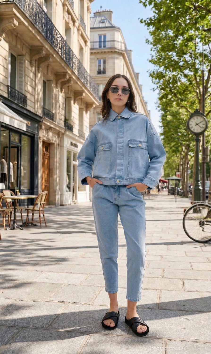 Arizona Denim Jacket - Sky - Jacket