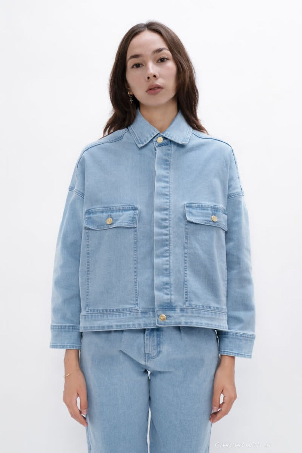 Arizona Denim Jacket - Sky - Jacket